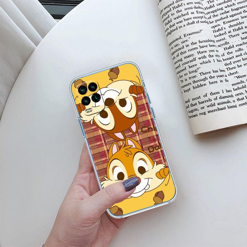 Chip N' Dale Transparent Phone Case for Motorola Moto Edge 20 30 40 50 S30 Fusion Ultra Pro Neo Lite