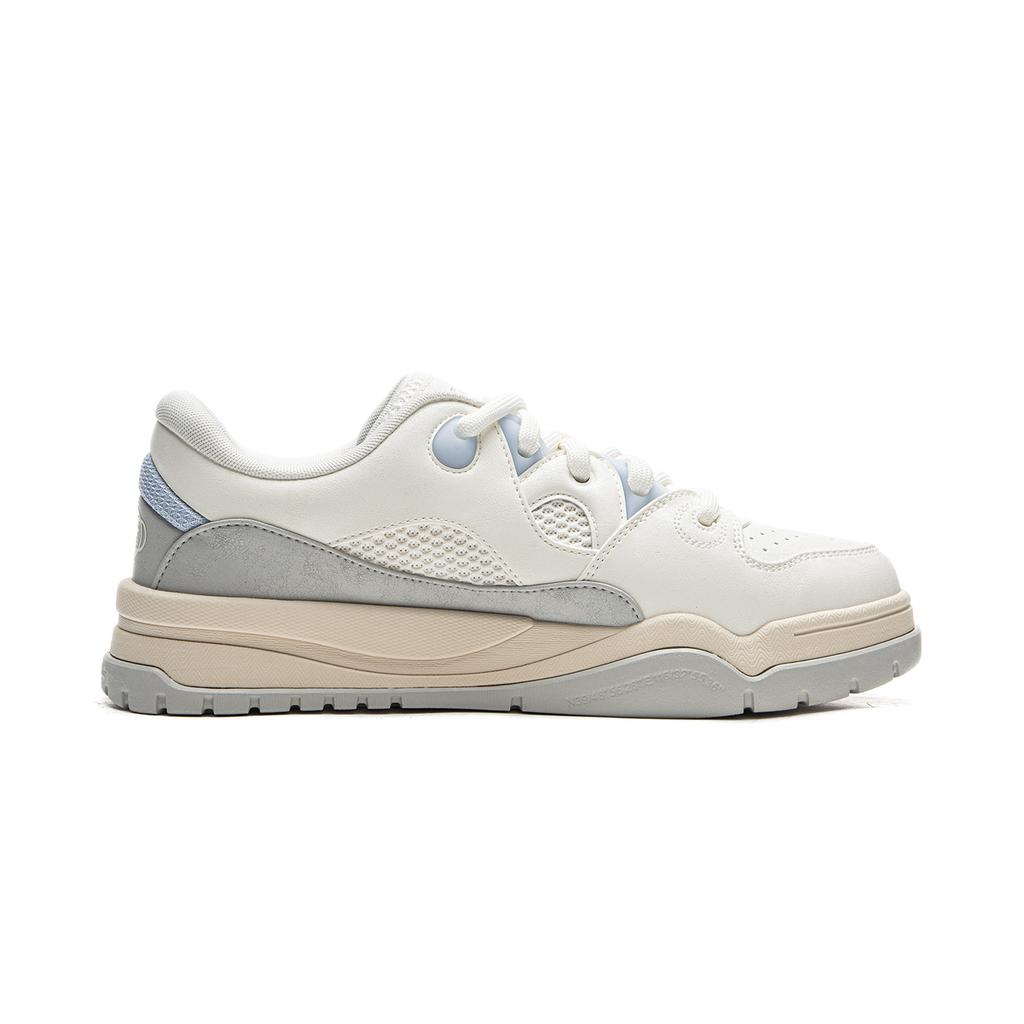 Li Ning Classic Versatile Fashion Thick Sole Comfortable Rebound Non-Slip Wear-Resistant Breathable Increased Height Low-Top Skate Shoes AGCW165-2