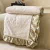 Summer Quilt - Double Layer Cotton Lace, Thin & Breathable, Fluffy Comforter For Bedroom Decor (Comfortable)