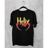 VENDA Camiseta da banda de rock Helix manga curta preta todos os tamanhos Camiseta Unissex