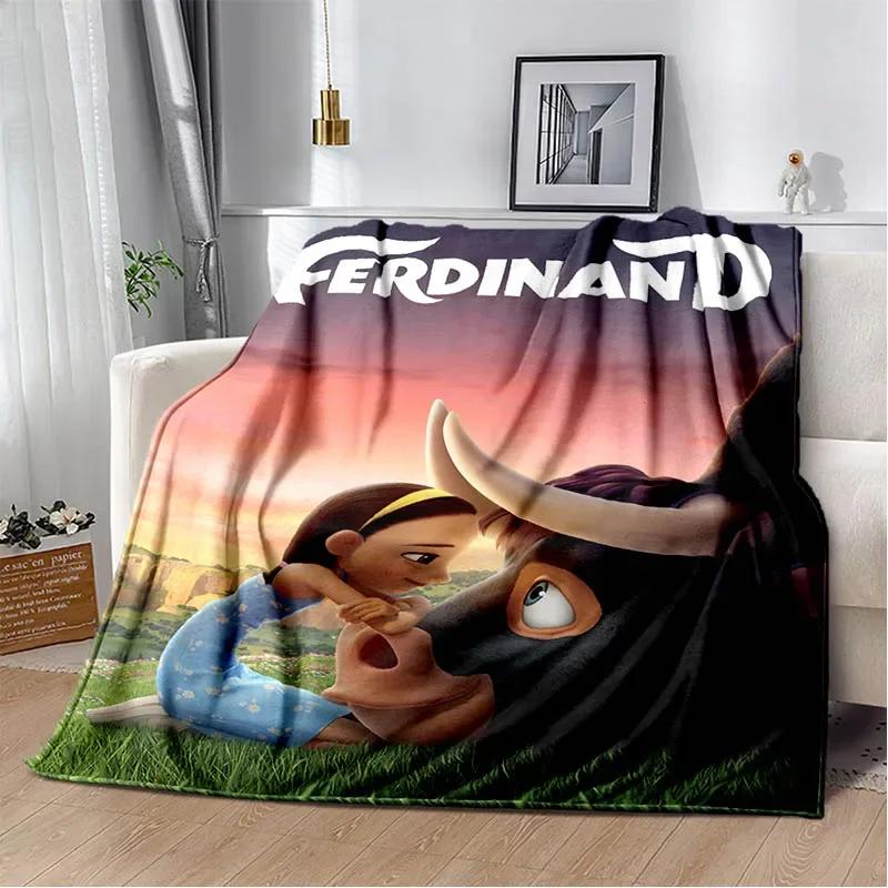 Ferdinand Cartoon Druck Decke Mode Warme Decke Decken Für Betten Picknickdecke Kühlende Decke Geburtstagsgeschenk