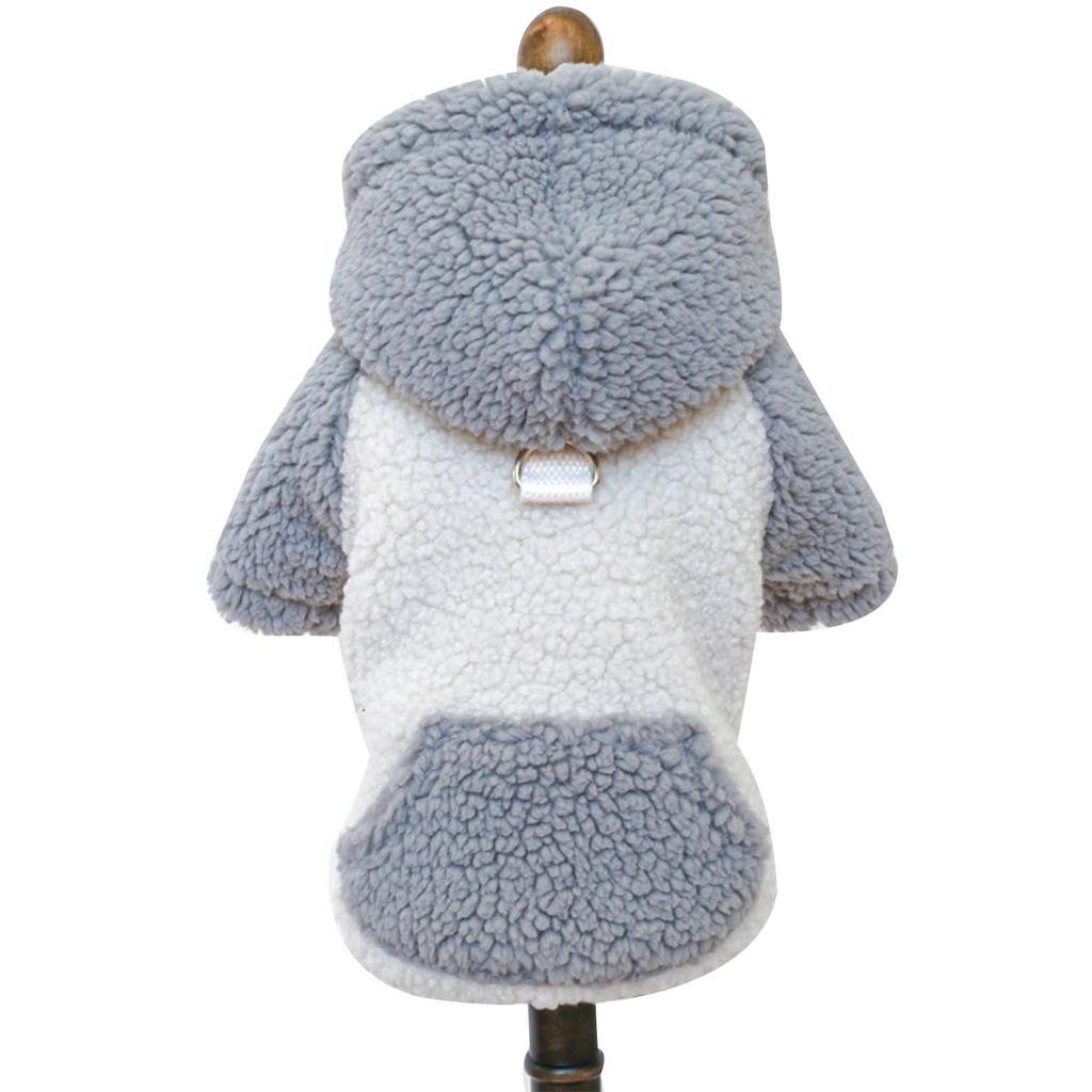 Dog Fleece Coat Pet Cold Weather Clothes Winter Doggies Sweatshirt Warm Pet Apparel Jackets Dog Sweaters for Small Dogs