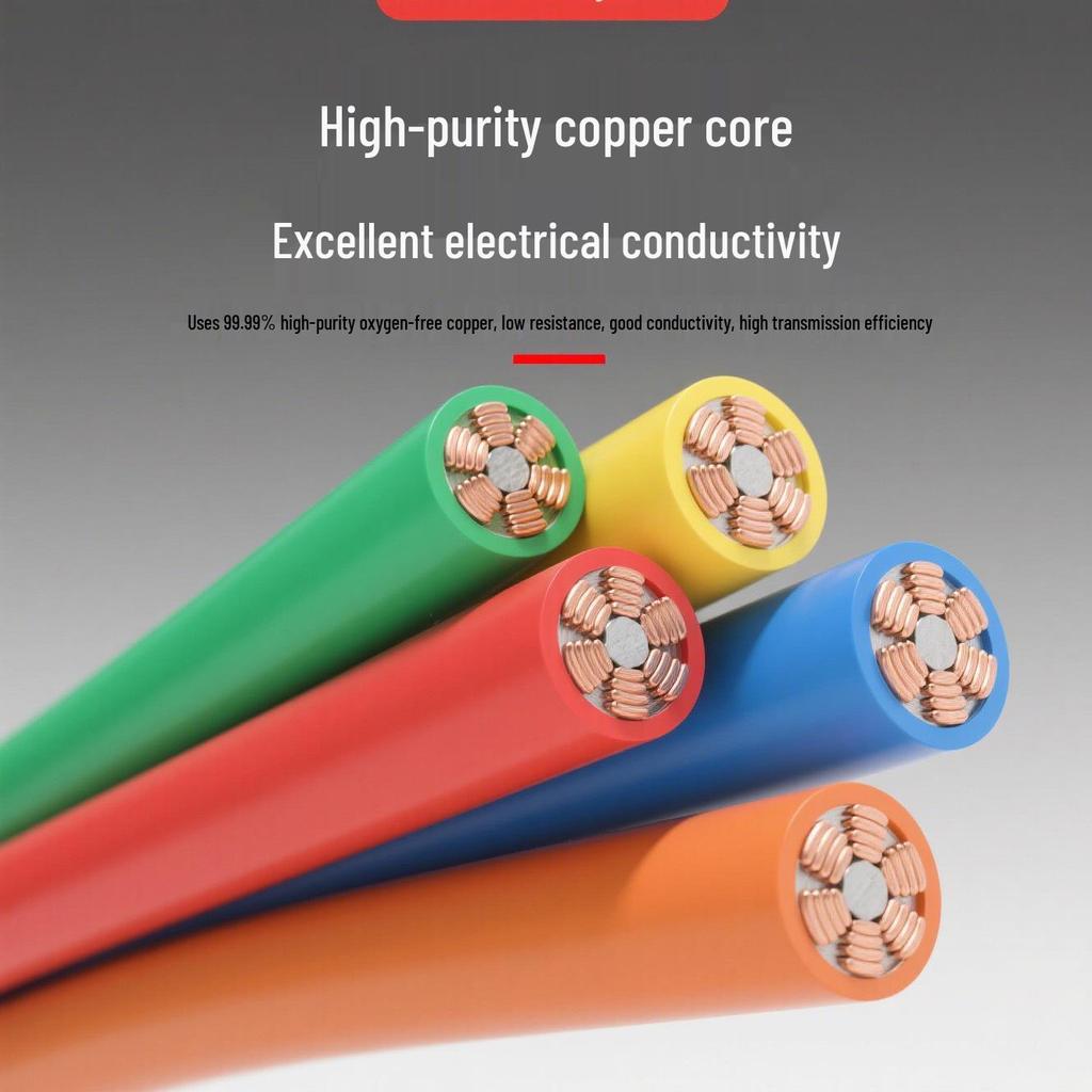 NANYAN ZA-BV Pure Copper Single Core Wires - 1.5/2.5/4/6 mm², National Standard Certified for Home Use