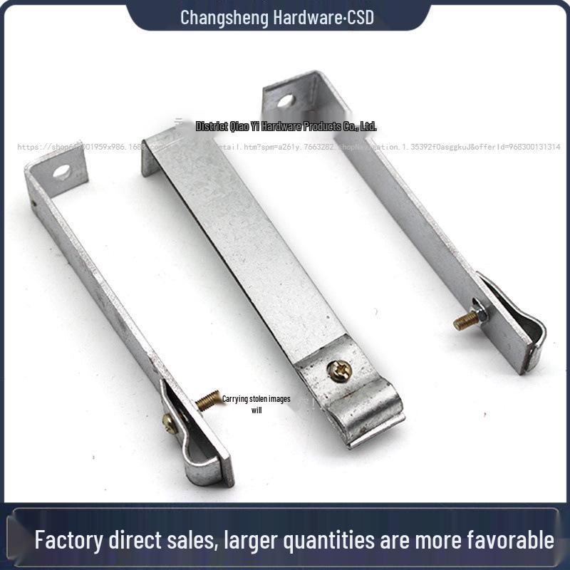 Galvanized L-Shaped Lightning Protection Bracket with Fishtail Clip