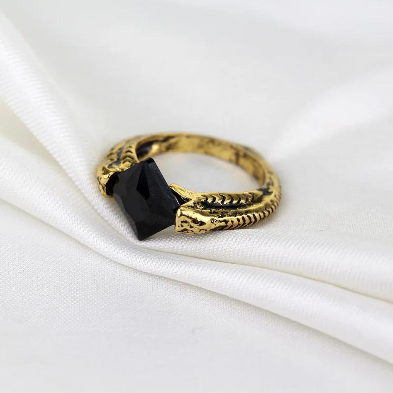 Anello Horcrux di Voldemort Pietra della Resurrezione Caramella del Diavolo Serpeverde Vintage Doni della Morte Dumbledore Cristallo Regali