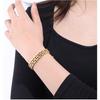 Stainless Steel Titanium Bracelet Women Geometric Design Minimalist Fashion Jewelry Gift