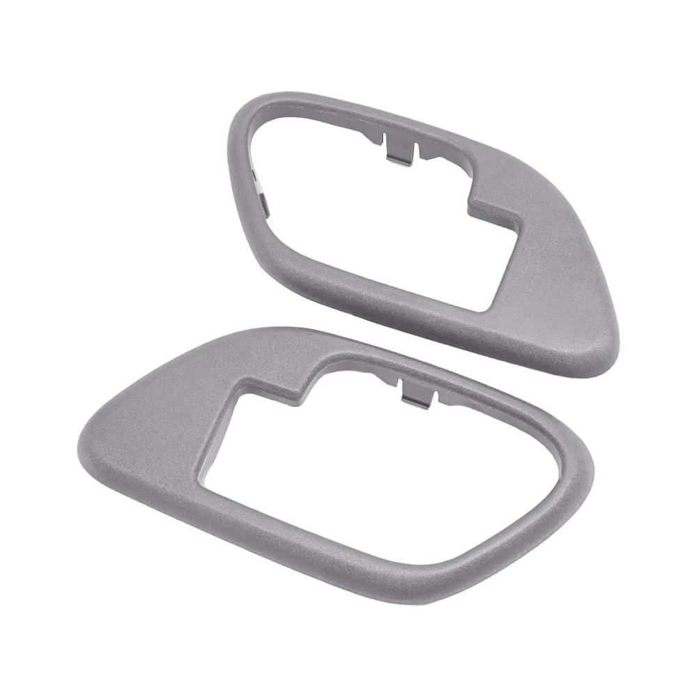 2 Gray Interior Door Handle Bezels for Chevy Truck 95-99 (New)