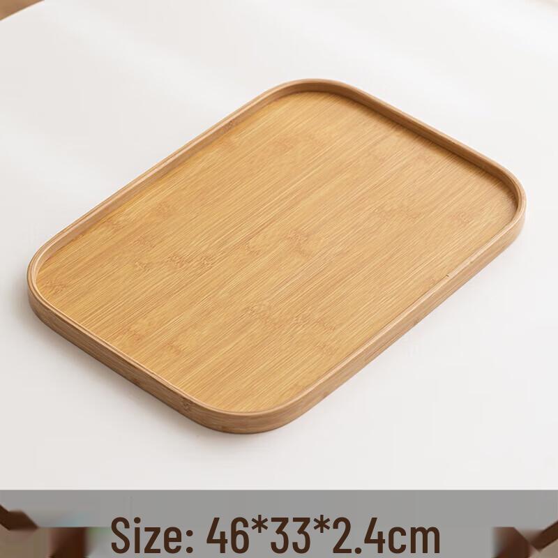 Multifunctional Bamboo Rectangular Serving Tray