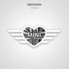 BMW mini cooper love sticker, scratch blocking sticker F56F60 body random sticker to change the decoration zbfhp66