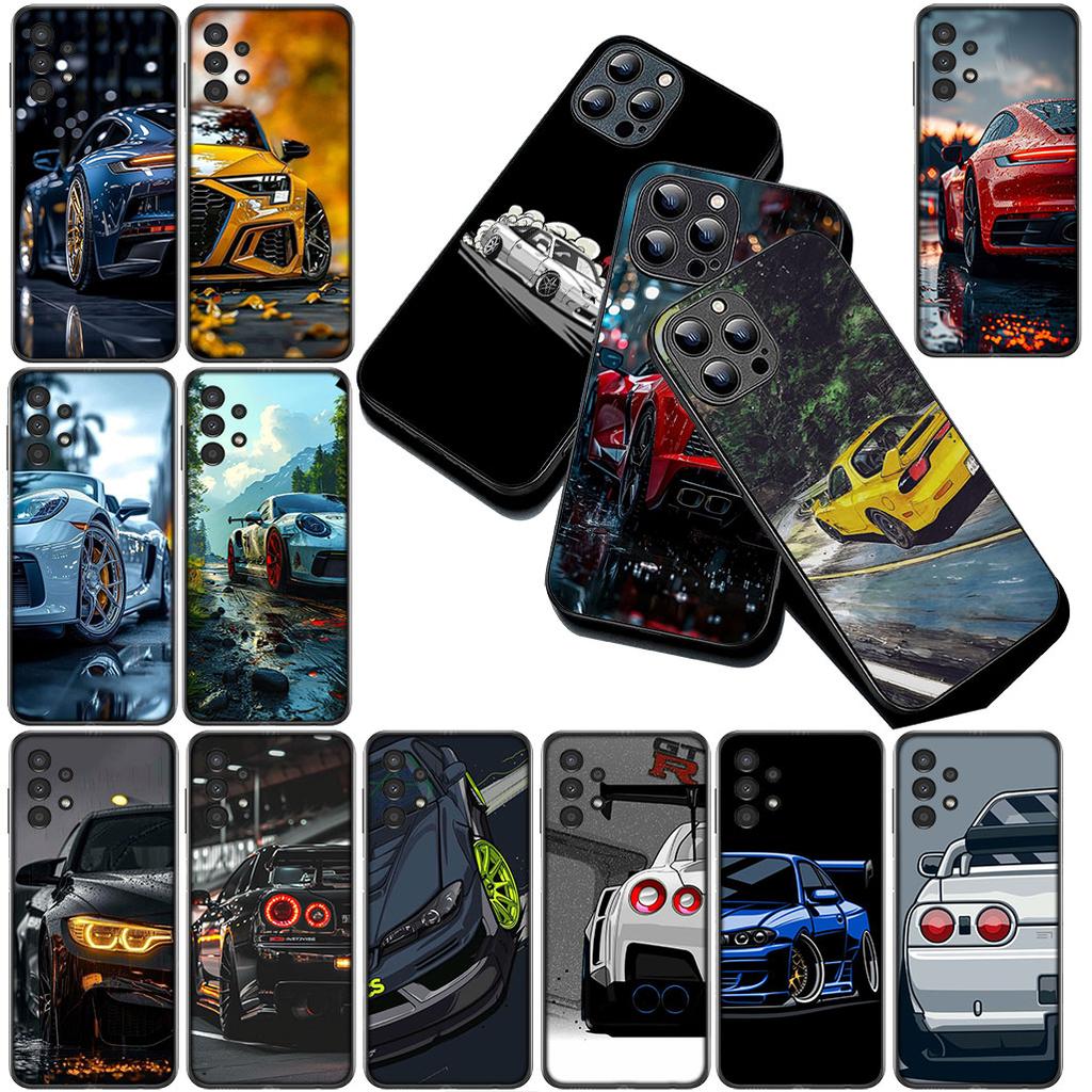 Supercar Super Car Cartoon Taillights Phone Cover for Apple iPhone 17 Pro XS Max Air 6 7 8 Plus 5 + SE 2022 SE2 17E Case