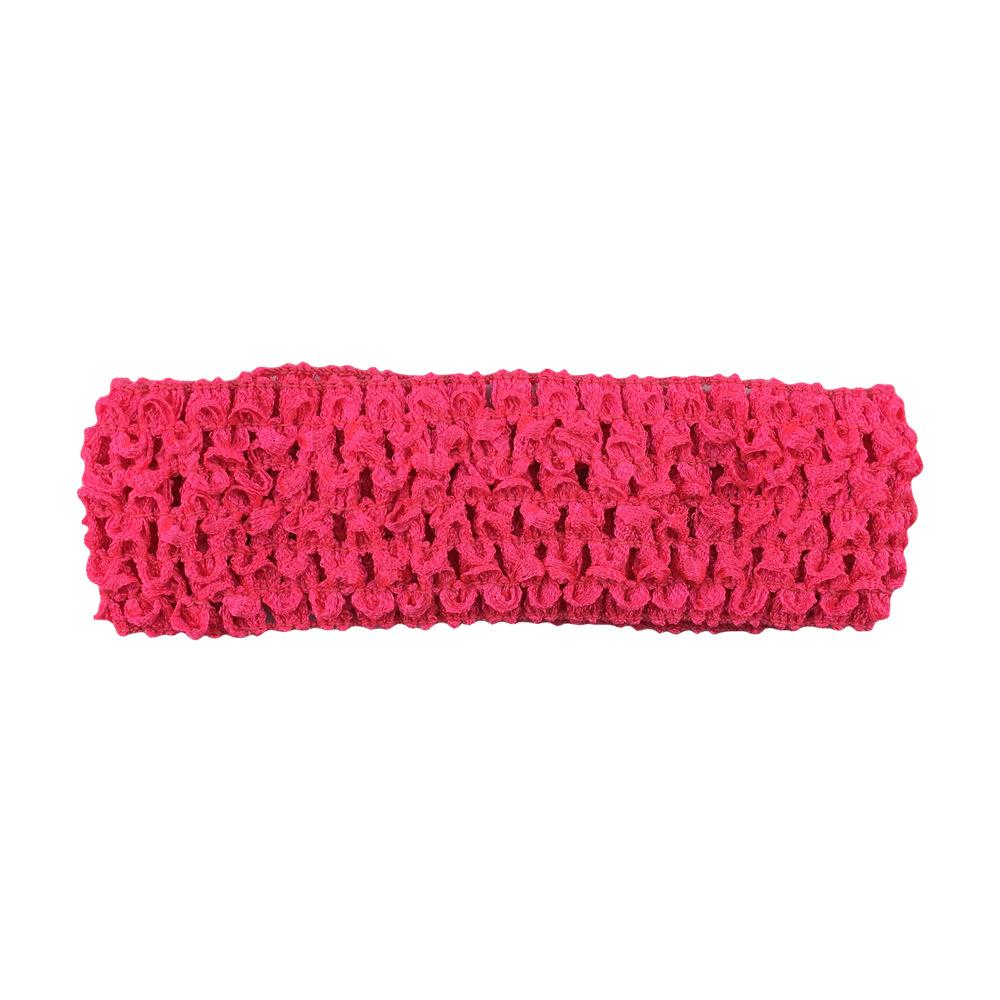 Silk Knitted Elastic Headband 1.5Inch Crochet Headband Crochet Headband 39 Colors Optional