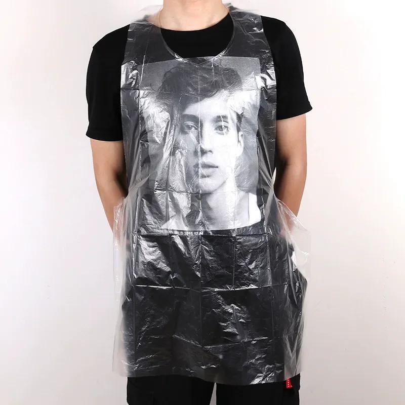 Disposable non-woven vinyl apron Non-woven apron (black)