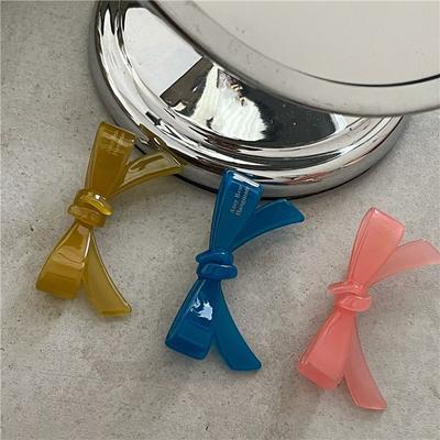 Barrettes Korean Barrettes Ponytail Clips Children Hair Clips Small Duckbill Clips Letter Women Hair Clips Acetate Bow Hairpins