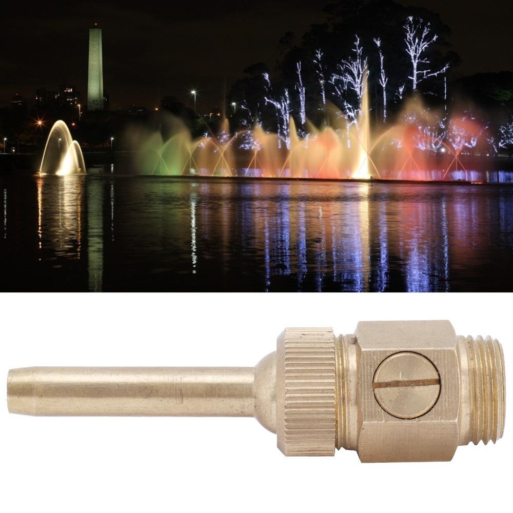 G1/2 / G3/4 / G1 Male Thread Landscape Nozzle Gold Fountain Spray Nozzle Architectural Fountains G1/2