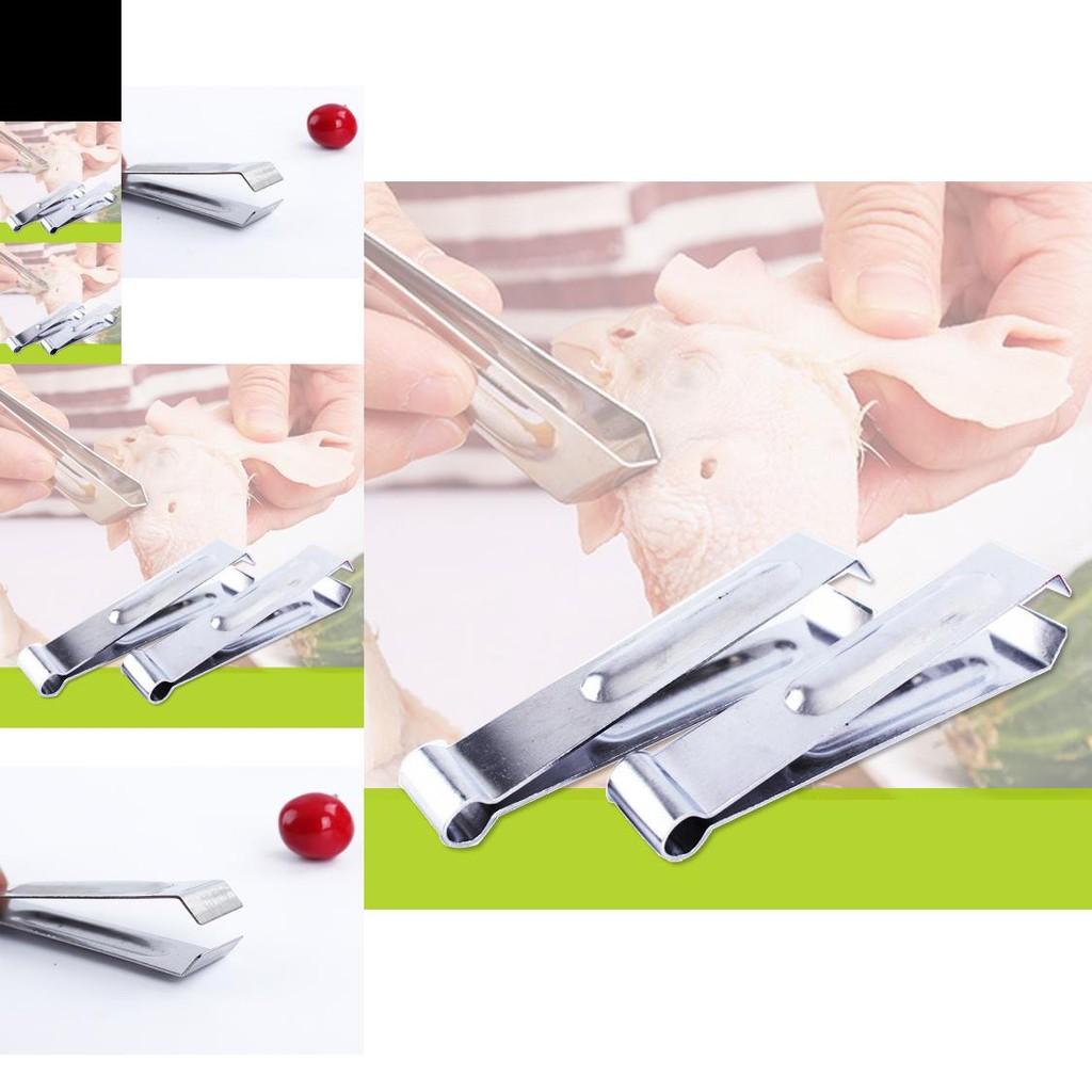 Versatile Stainless Steel Hair Plucking Tweezers For Kitchen And Cooking Essentials