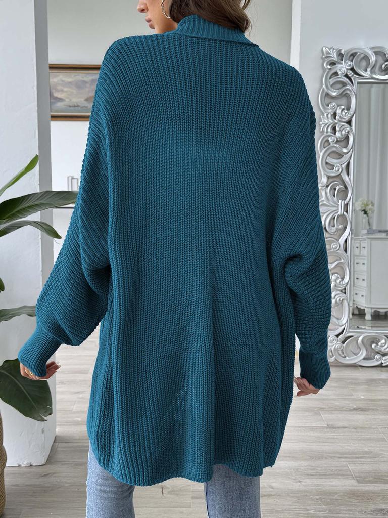 Women's Wool Sweater Fall Winter New Style Outerwear Women's Casual Fashion Loose Knit Cardigan
