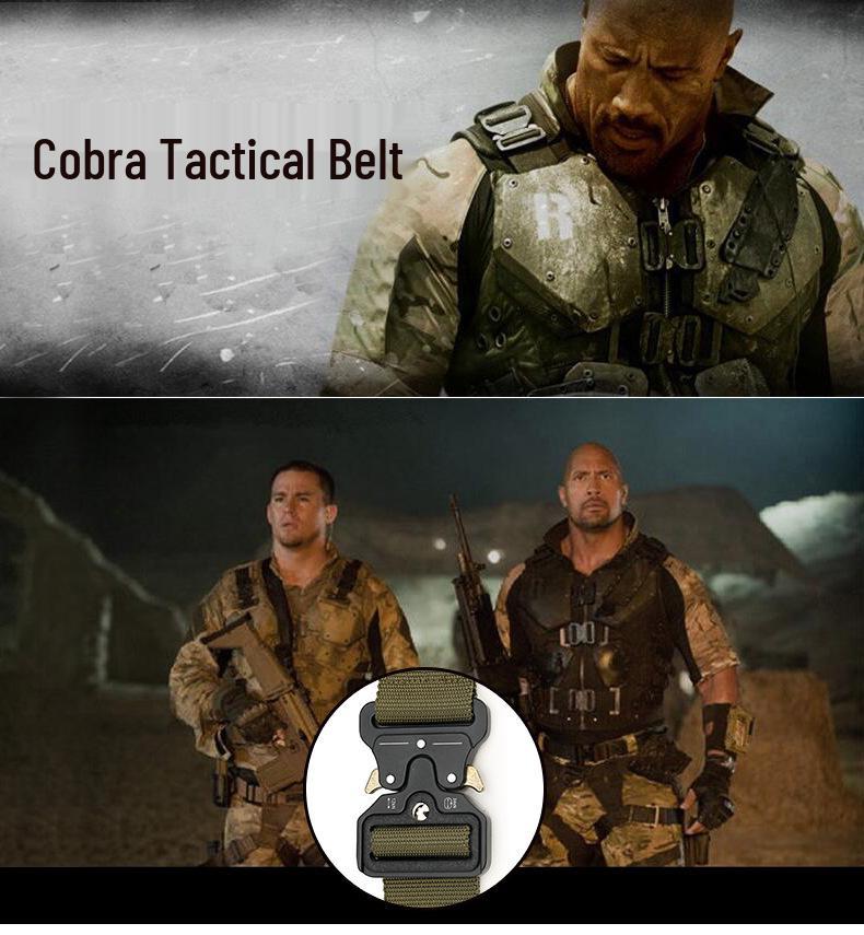 4.5cm Men's Nylon Tactical Belt for Outdoor Sports and Military Training, Customizable Logo