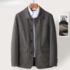 Dad's Spring & Autumn Cotton Jacket for Middle-Aged & Elderly Men - Casual, Comfortable Grandpa's Top