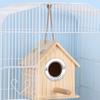 Wooden Bird House Parakeet Nest Box Bedding Bird Nesting Houses For Outside Breeding Box Mating Box for Lovebirds
