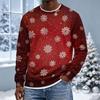 Sweat-shirt à col rond de Noël pour homme