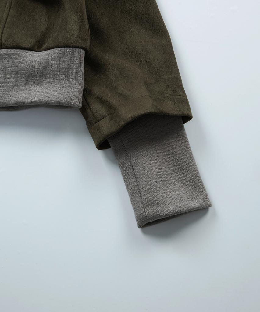 ASON Dumbo Suede Jacket / Brown
