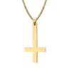 Exquisite Cross Studded Zircon Pendant Necklace for Women Fashion Glamor Wedding Jewelry