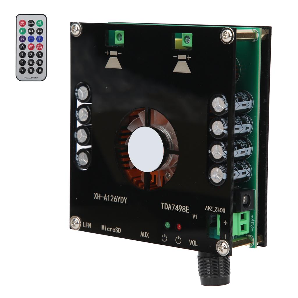 Bluetooth 5.0 Digitalverstärkerplatine 320W Hohe Ausgangsleistung Zwei Kanäle mit Fernbedienung