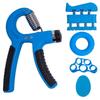 Ayub Adjustable Counting Hand Gripper & Five-Finger Exerciser Set