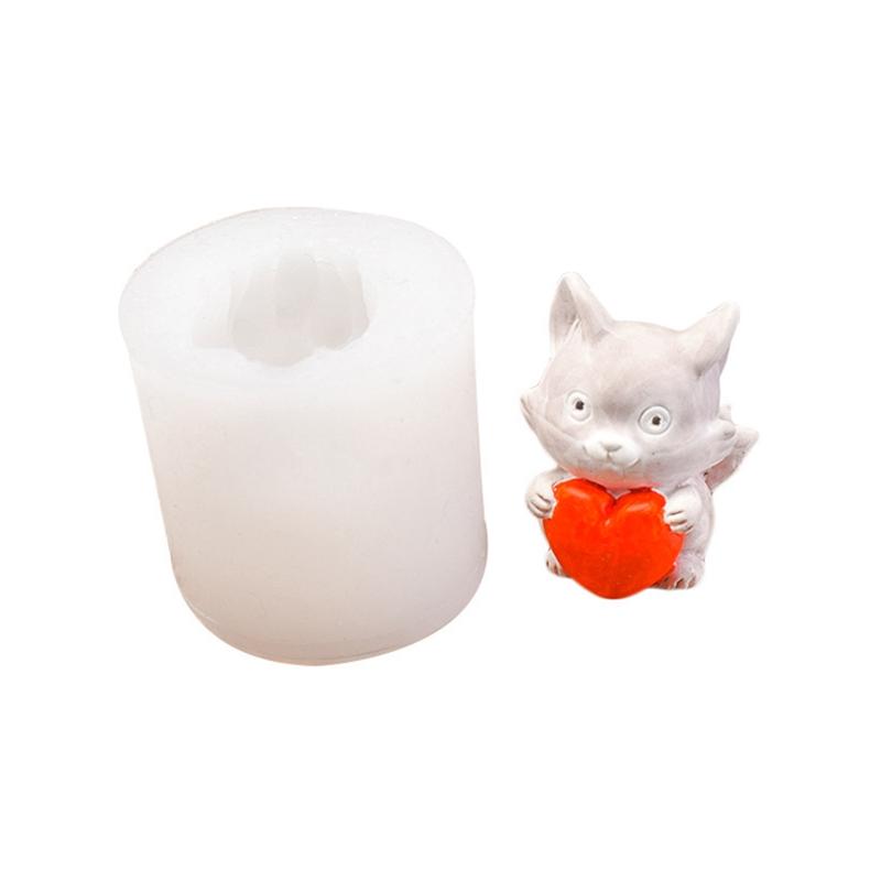 Fuchs Tier Harzform Mini Niedliche Silikonformen Epoxidharz Gießen DIY Dessert -40°~230° Celsius Temperaturbeständig