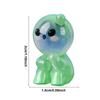 Resin Tiny Cartoon Figurine Noctilucous Glowing in the Dark Miniature Anime Figure Glowing Fairy Garden Statue for Moss