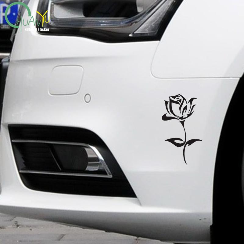 Beautiful A Rose Dead Vinyl Decal Car Sticker Water-Repellent Auto Decors For Truck Bumper Rear Window Laptop Premium