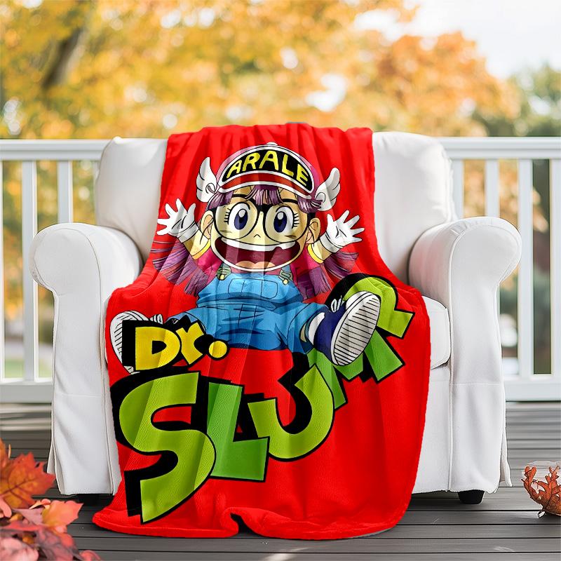 Arale Norimaki printed throw blanket—lightweight,soft,warm;versatile blanket for all seasons—perfect as &air-conditioning throw,nap blanket