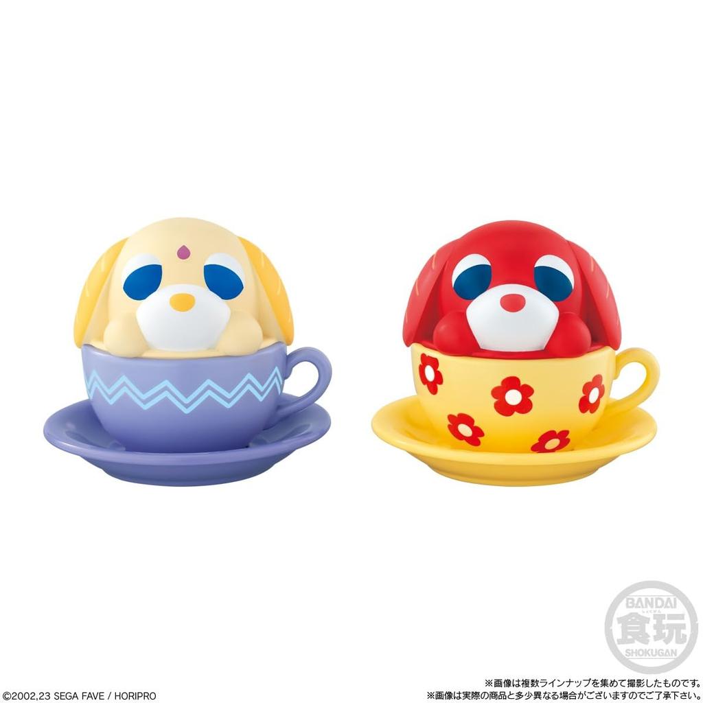 Bandai Case Chewing Gum Candy Toy Set of Ocha-inu "Hot" [BOX 12]