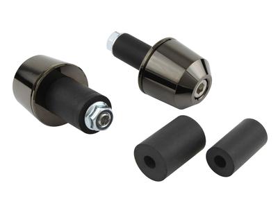 POSH FAITH Universelle Lenkerenden Außen für und Schwarz Teilenummer (29,5 mm Durchmesser) 13-15mm 17-19mm Lenker, Chrom, 031177-66-10