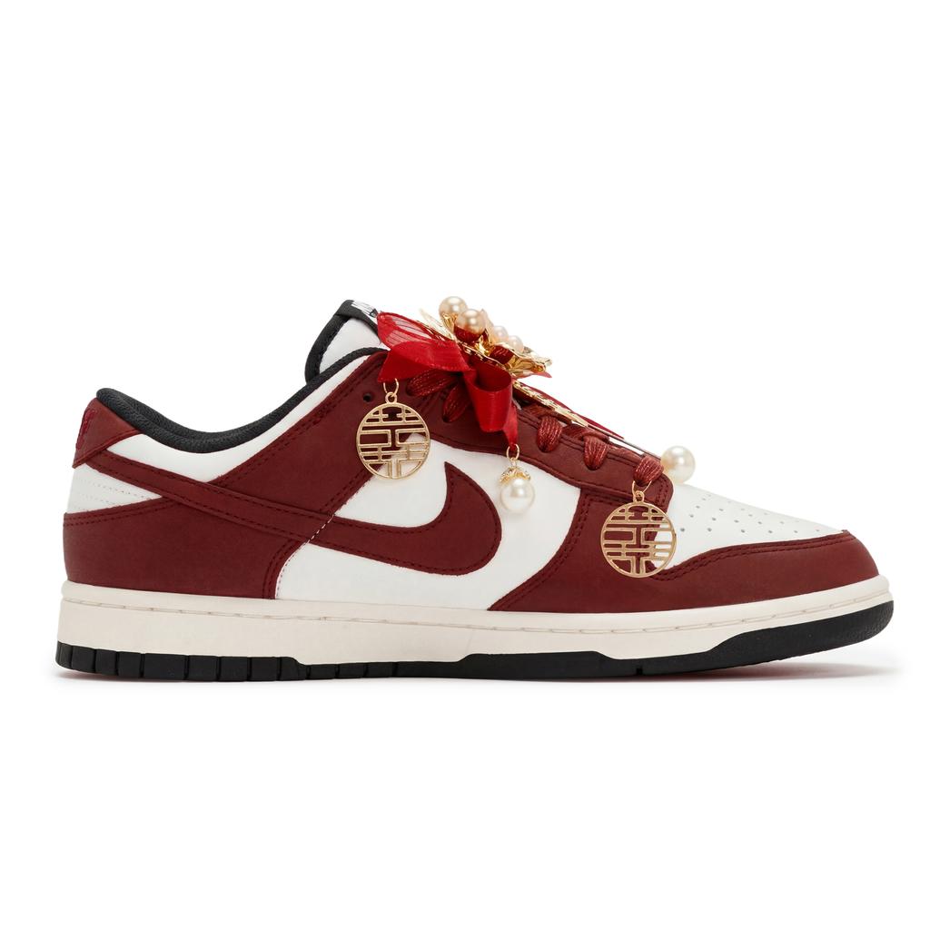Nike Dunk Formal Attire, Wedding Shoes, Love Forever Abrasion Resistant Slip Resistant Low top Skateboard Shoes Unisex DD1503-101(Team210-S-BOX)