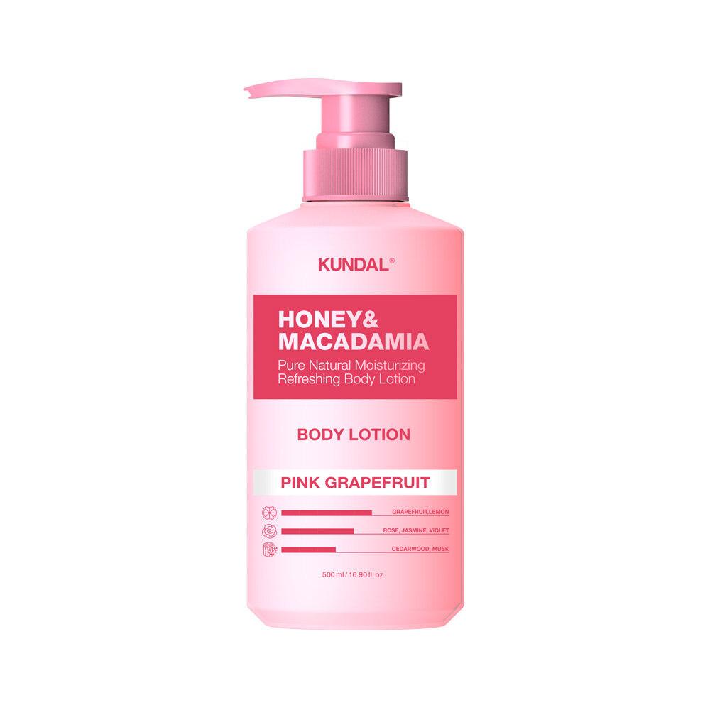 KUNDAL Honey & Macadamia Pure Body Lotion Pink Grapefruit 500ml x1