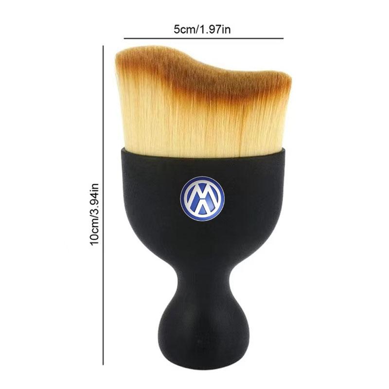 Valve Stems Caps Car Cleaning Soft Brush With Casing Air Vent Clean Tool Dusting Crevice Brush Auto Interior For Volkswagen VW R QS0