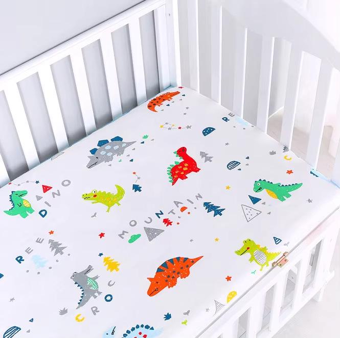 Customizable Soft Breathable Baby Crib and Kids Bed Mattress Cover