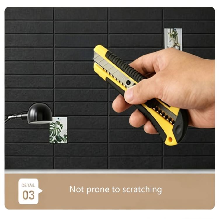 Felt Bulletin Board Cork Board Alternative Push Pin Board Cork Board Felt Wall Tile with Slats Wall Paneling for Office