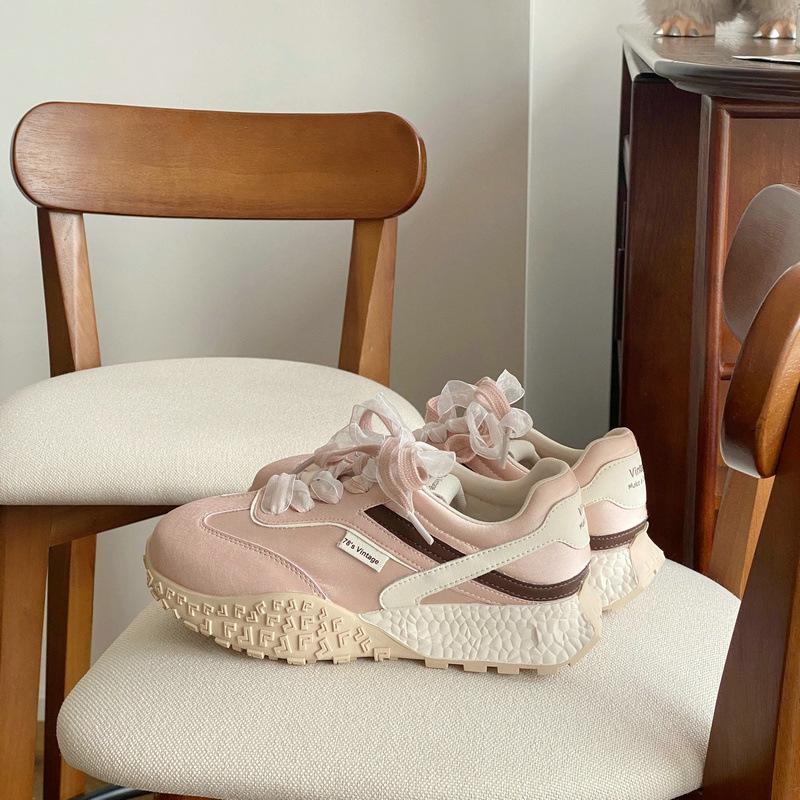 

Dexun shoes women s 2025 spring height increase thick-soled soft-soled versatile dad shoes women s Forrest Gump shoes children s sports shoes women 40