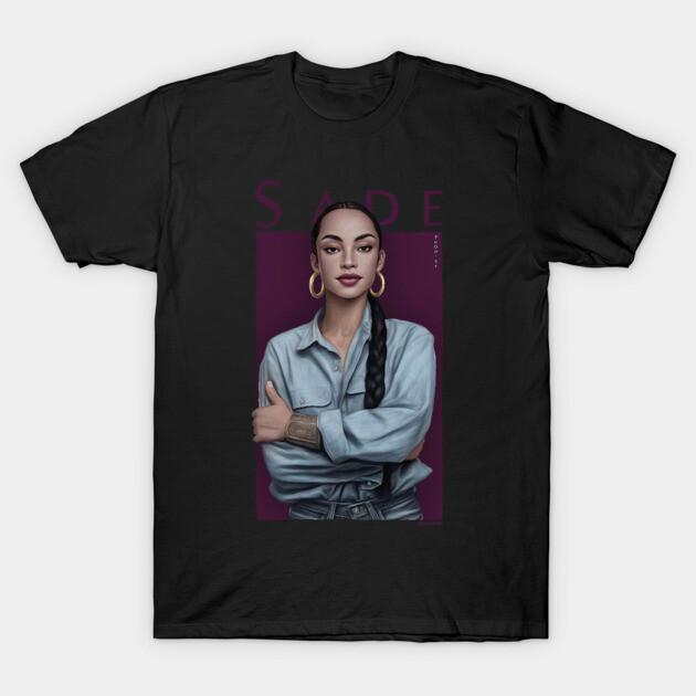Sade Adu  Graphic 2026 Summer Unisexs TShirt Unisex ONeck 100 Cotton Short Sleeve Y2k Oversized Popular Fashion Tee Fans Gifts