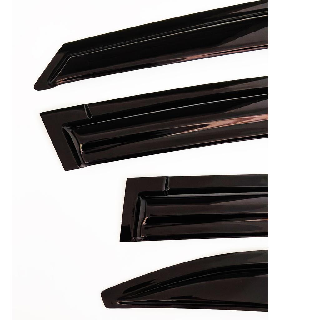 Window Visor for Honda Civic 2001-2005 Sedan 5-Doors | 4pcs Rain Guard Wind Deflector | Car Weather Shield Accessory