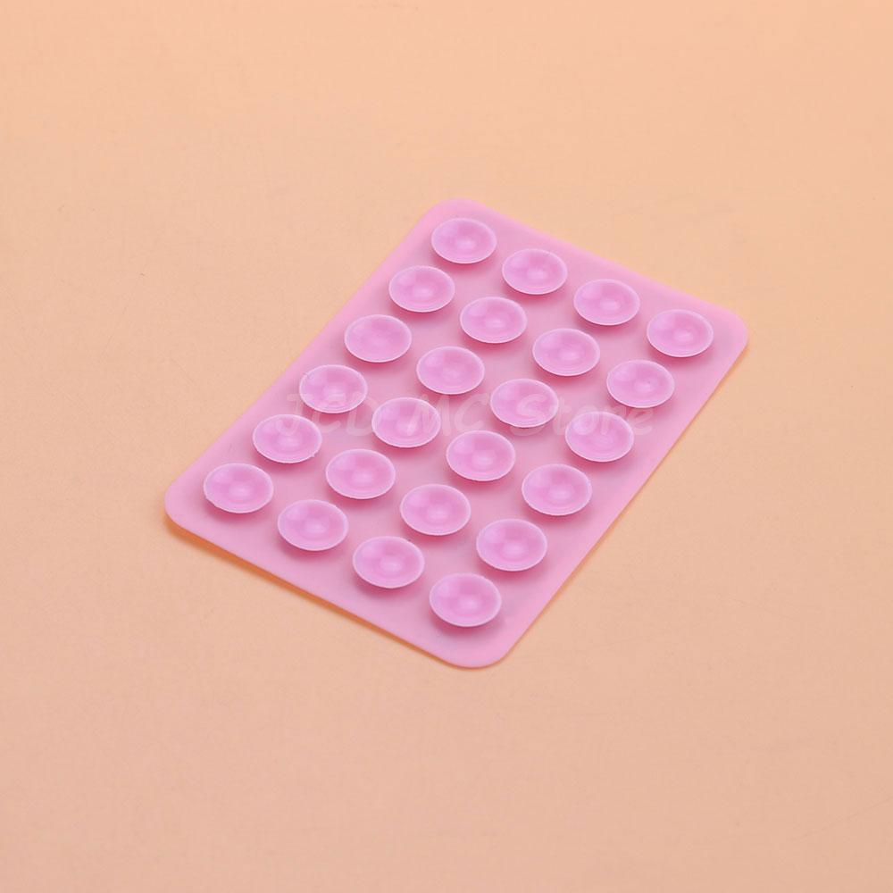 2pcsThickened Silicone Suction Cup 24Square Suction Cups Mobile Phone Tablet Luggage Suction Cup Universal Strong Adhesive Stand