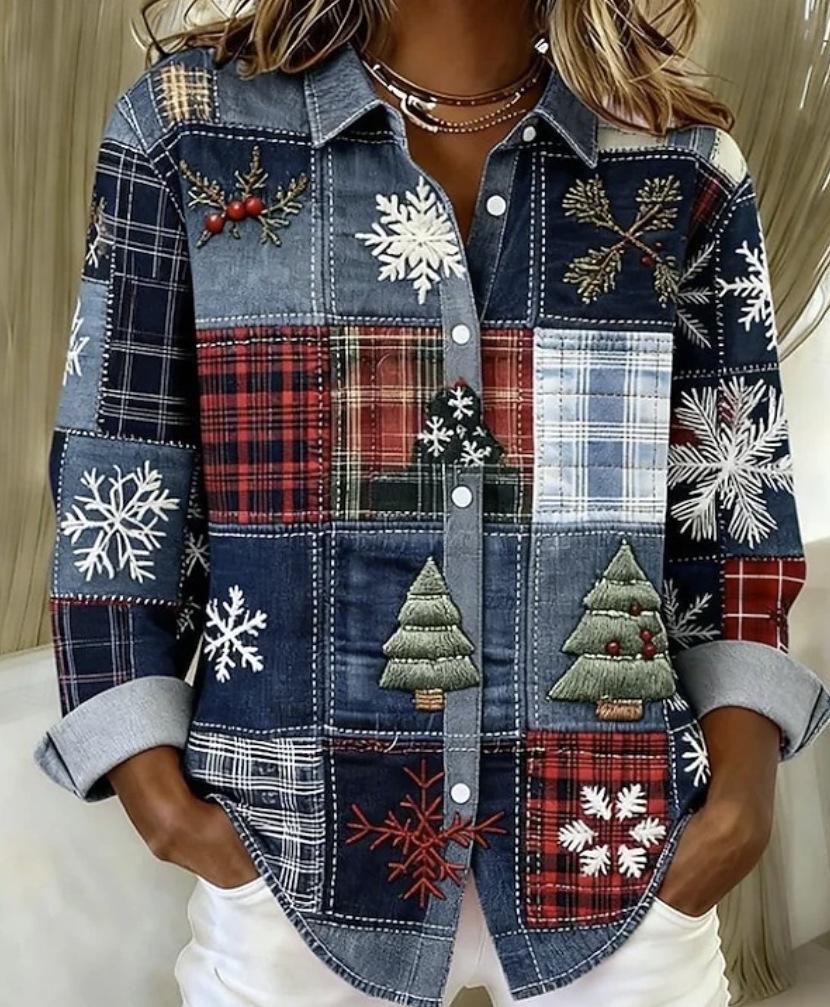 Retro Stripe Versatile Long-Sleeved Women s Lapel Shirt - 2025 Creative Fashion Large