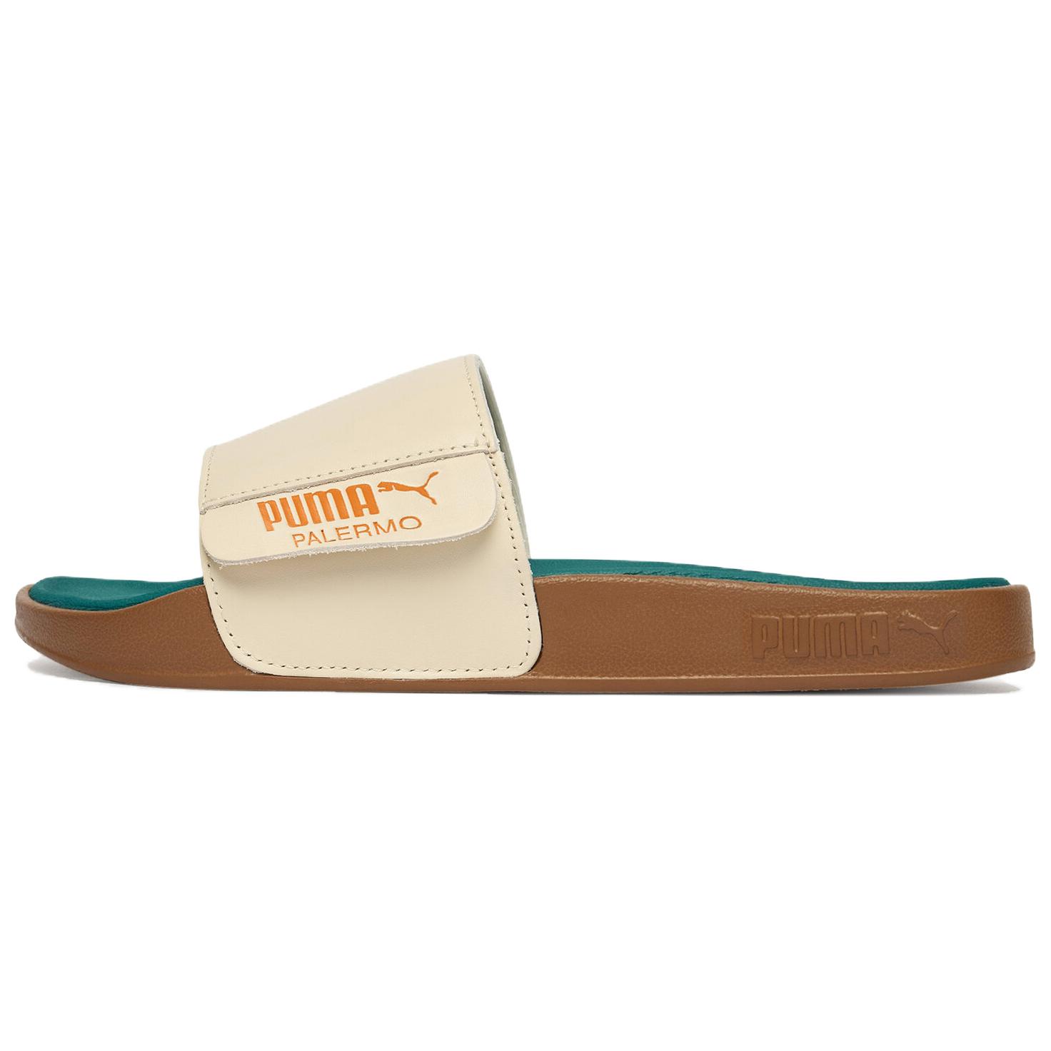 

PUMA Leadcat 2.0 Palermo Lthr Comfortable Versatile Slide Sandals Women sandals Beige 404838-01 39