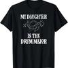Tambourmajor Tochter T-Shirt Marching Band Mutter T-Shirt