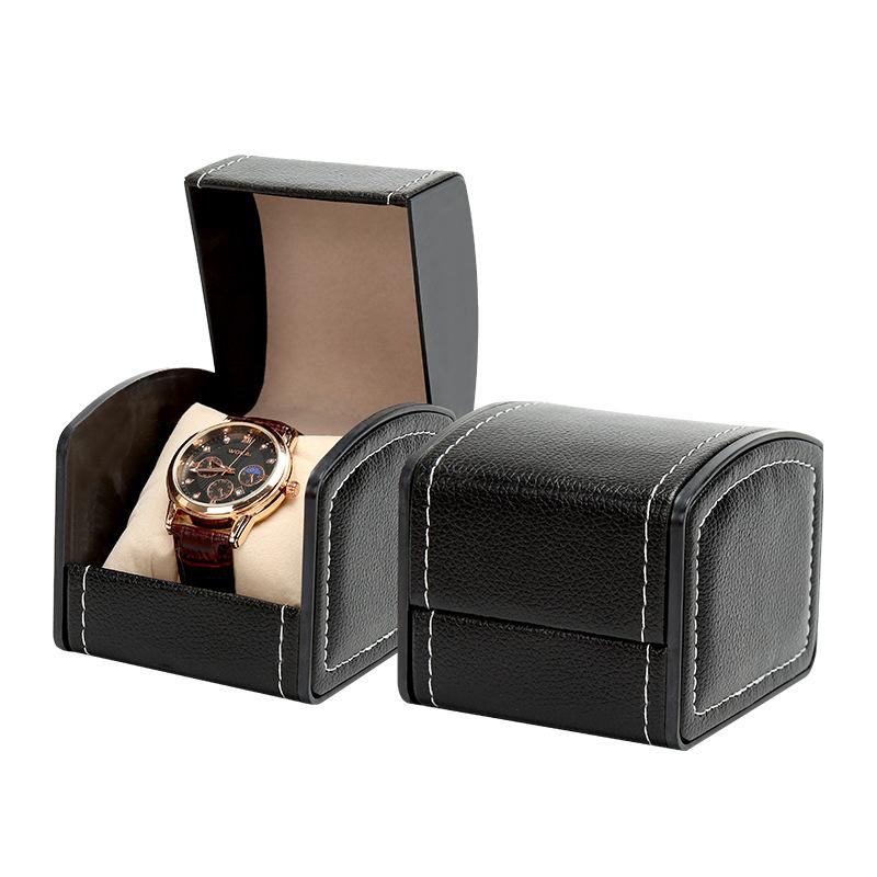 Premium PU Watch Box, Flip Cover Watch Packaging Box, Business Watch Box, Bracelet Storage Box, Watch Display Gift Box