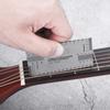 Stainless Steel String Action Ruler Gauge Measuring Tool for Electric Bass Guitar