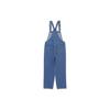 Levis Solid Color Button-Strap Pocket Straight Loose Mid-Waist Overalls Women Bottoms Indigo 85315-0022