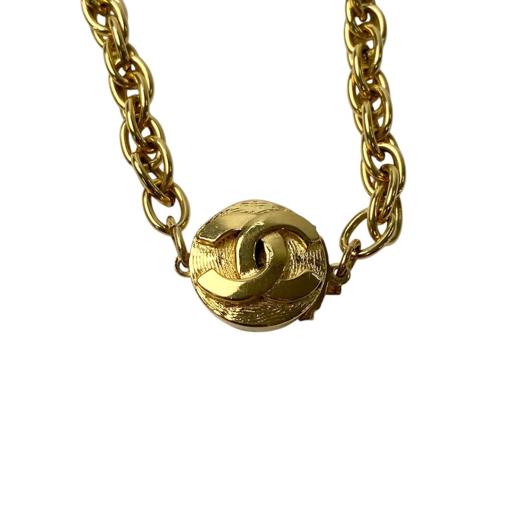 Gebrauchte CHANEL Halskette gold Damen